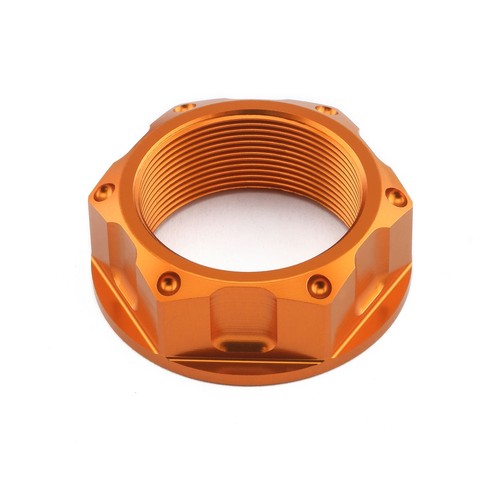 Aluminium flanged top - yoke, nut